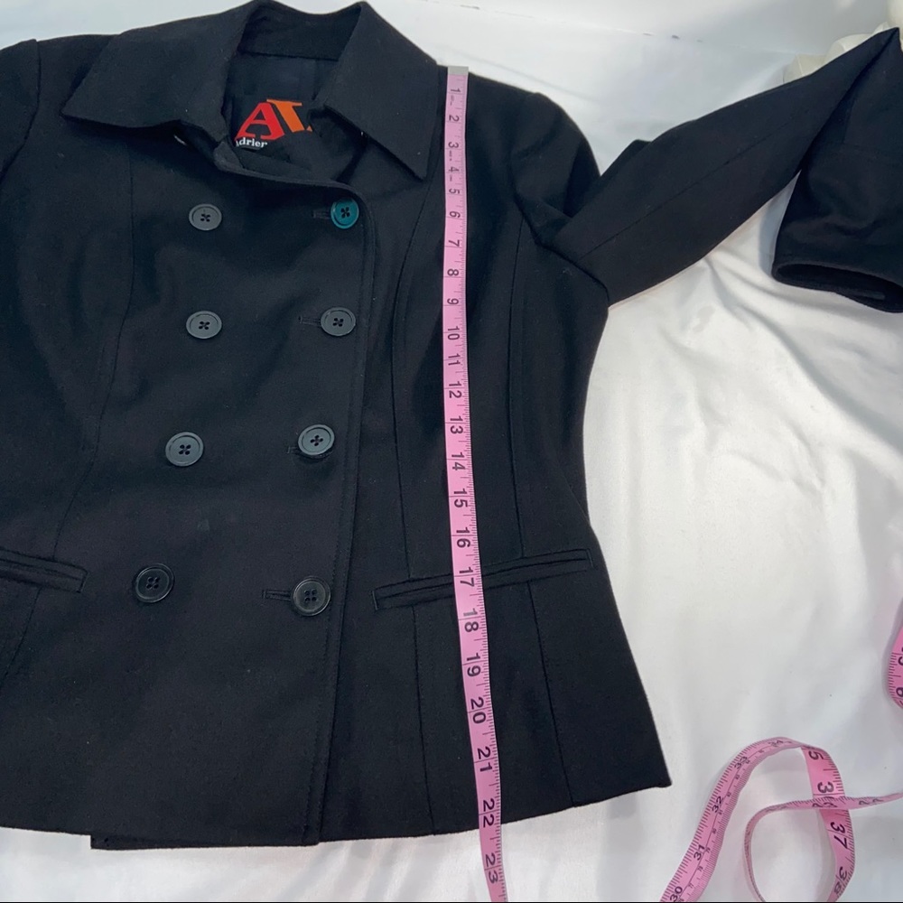 ๐ค๐ฅ Adrienne Vittadini Black Structured Jacket ๐ฅ๐ค - Picture 8 of 11